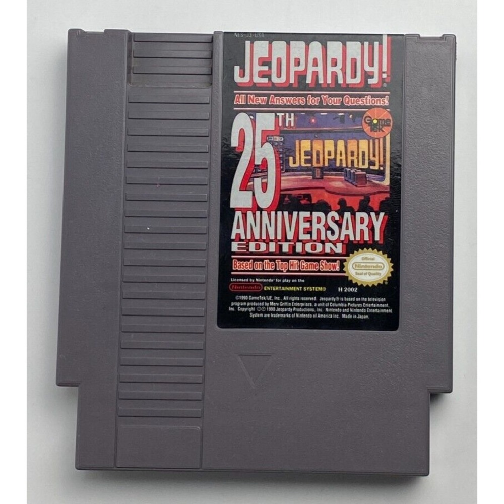 JEOPARDY! 25TH ANNIVERSARY EDITION - NES NINTENDO GAME - GAME ONLY